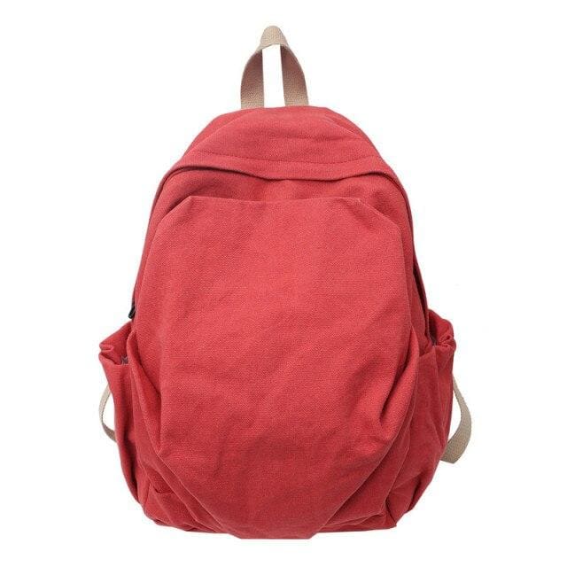 Sac à Dos Femme Ella Expatrié – Toile Coton Cirée & Cuir PU Végétal, 15L Imperméable, Style Chic Décontracté Avec Fermeture Magnétique